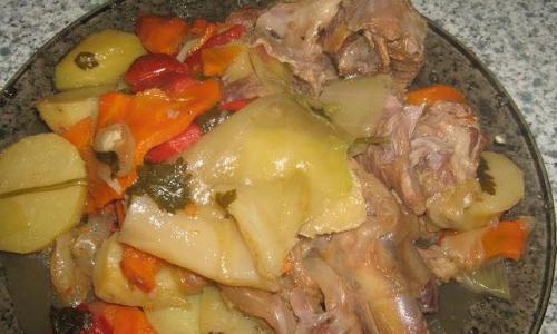 Фото рецепт приготовления блюда узбекской кухни - домлямы