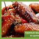 Chicken wings with honey and soy sauce