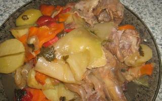 Фото рецепт приготування страви узбецької кухні - домлями