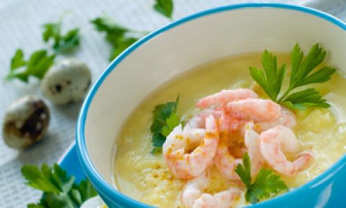 Krevečių sriuba: receptai