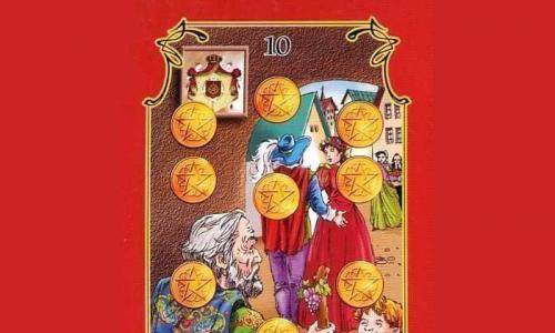 10 monede sensul tarot.  Magia numerelor