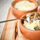 Julienne with mushrooms and chicken in the oven recipe