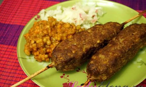 Comment cuisiner le lula kebab.  Viande hachée pour lula kebab.  Recette de viande hachée pour lula kebab